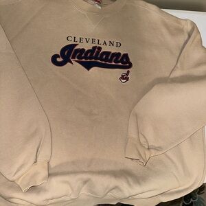 Vintage Cleveland Indians Beige Sweater